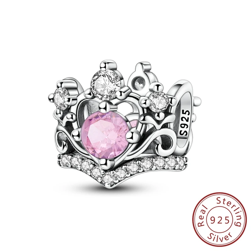 

Shining Crown Charms Beads for Basic Bracelet 100% 925 Sterling Silver Charms Jewelry DIY Accessories for Women Birthday Gift