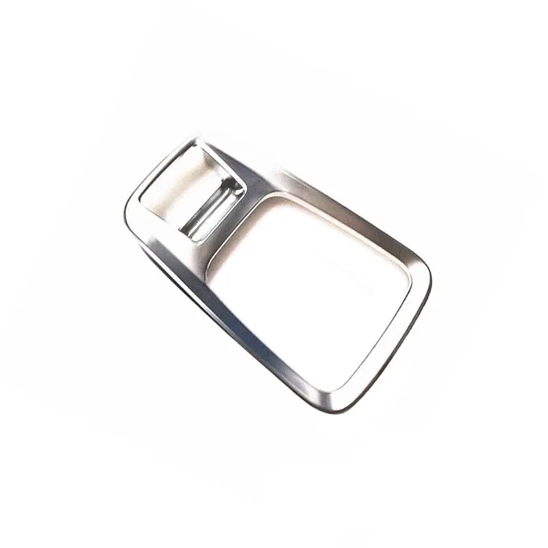 7591W1 98012776VV Gear Shift Knob Panel Trim Frame Cover for Peugeot 3008 (T88) 2012-2016 Lever Shifter Silver Sticker Gearkonb