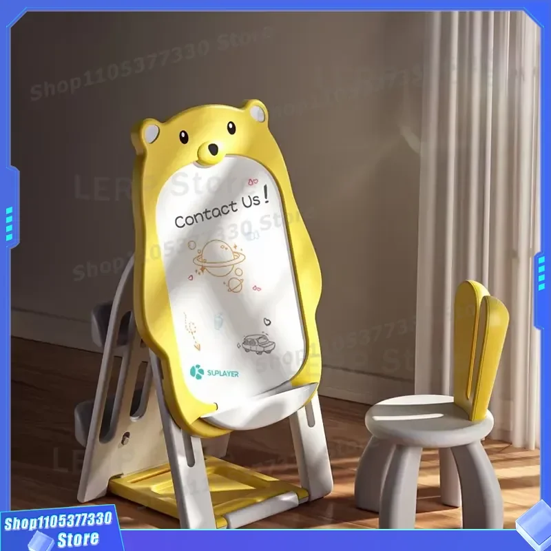 Foldable Mini Dry Erase Board for Kids Magnetic Graffiti Writing Tablet Portable Children Easel Rack Magic Painting Toy Gift
