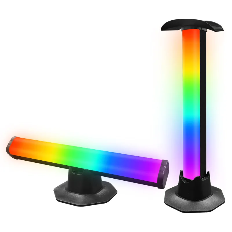 RGB Symphony Настольный светильник для наушников Подставка для наушников Игровой компьютер Звукосниматель Ритм Свет Ночник