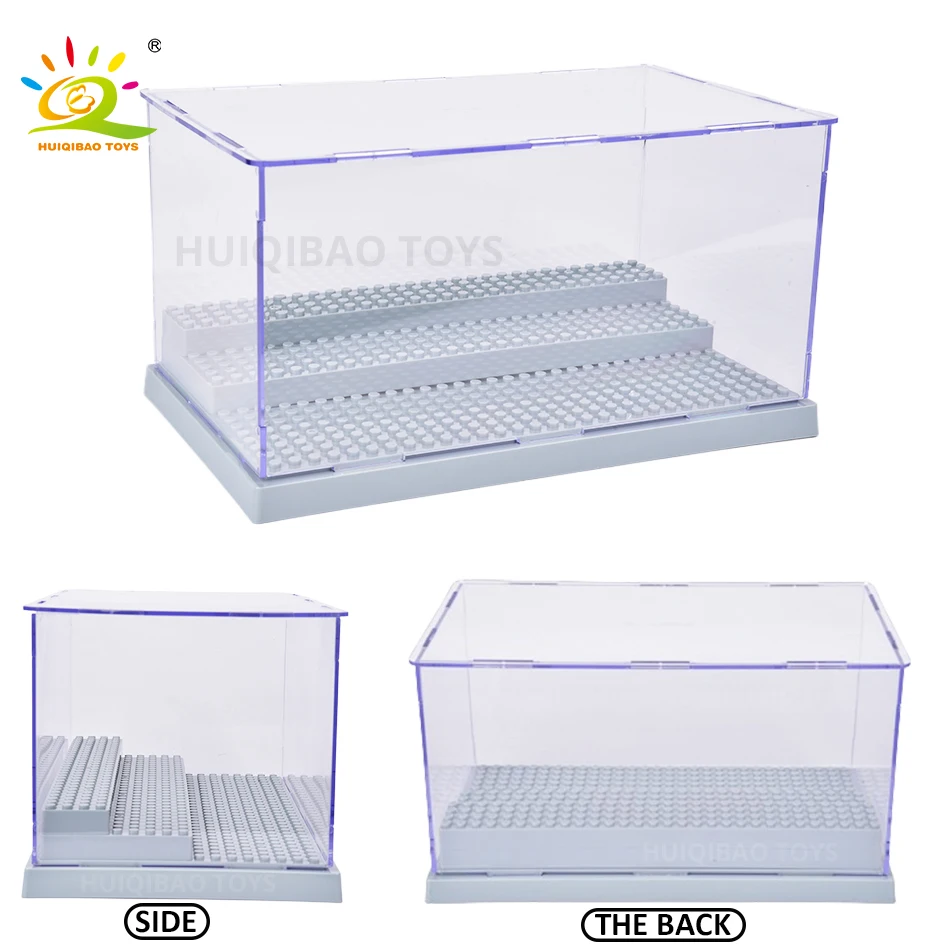 HUIQIBAO 3-stufige, staubdichte Vitrine aus Acryl für Sammlerstücke, Spielzeug und Geschenke für Erwachsene – Detail 16
