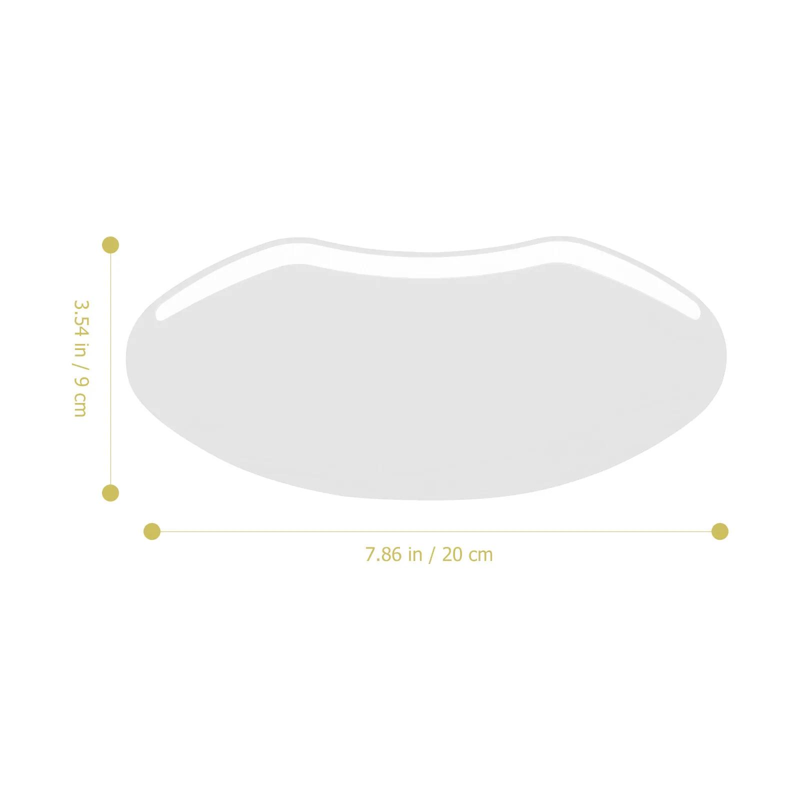 50Pcs Haircut Face Visors Transparent Eye Shield Protective Adhesive Cover Salon Hairdressing Supplies for Adults