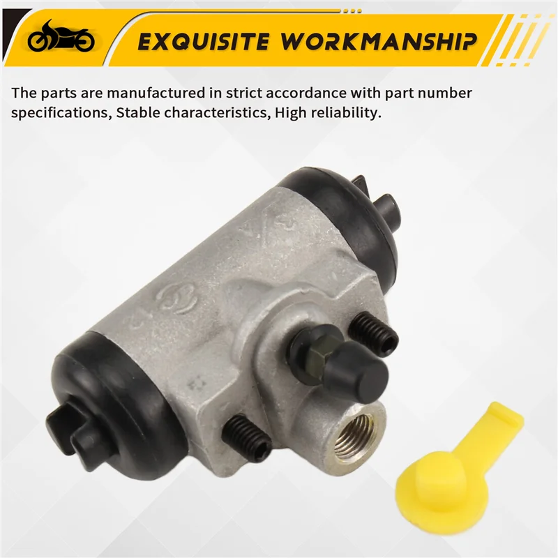 

4Pcs Front & Rear Brake Wheel Cylinders 43092-1053, 43092-1054 For Kawasaki Mule KAF450 1988 1991-1997
