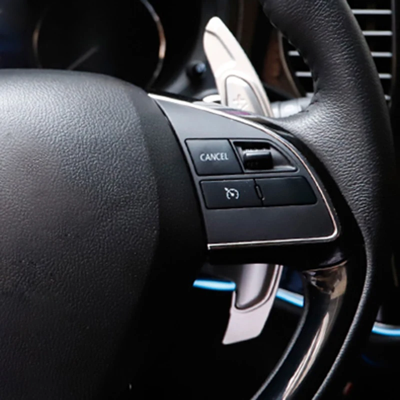 

For Mitsubishi Outlander Sport ASX RVR 2013-2023, Eclipse Cross 2017-2023 Silver Steering Wheel Paddle Shifter