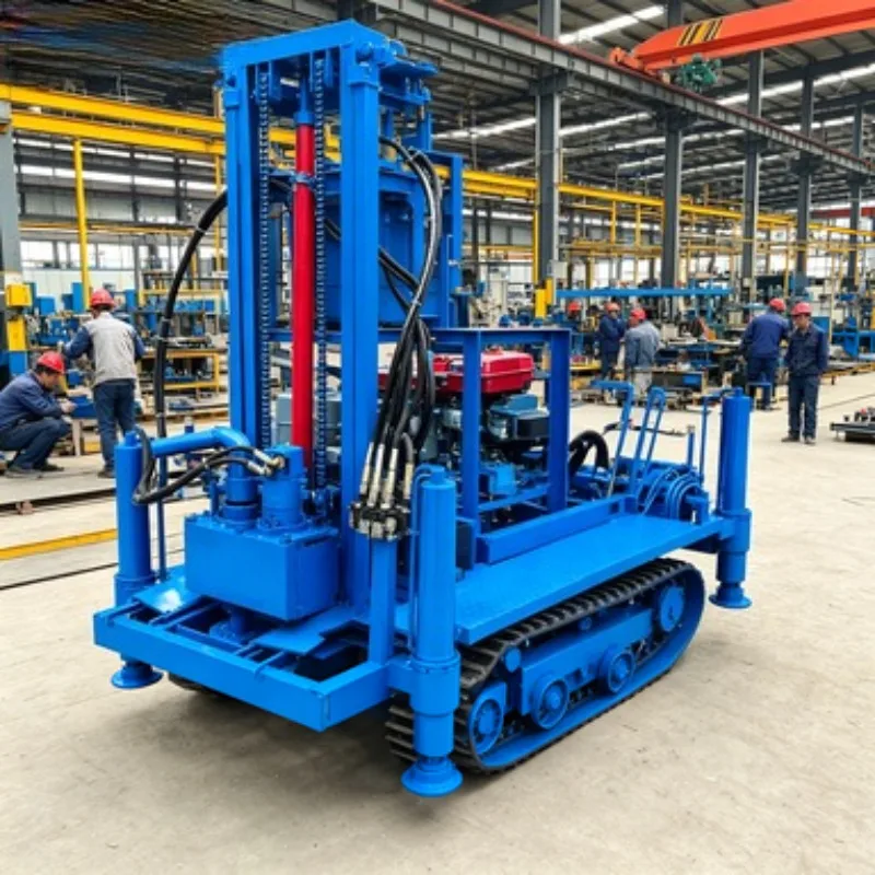 

Efficient Mobile Wheeled Hydraulic Drill Rig for150M200M Diesel Engine Water Well Drilling RigMini Small Water Well Drilling Rig