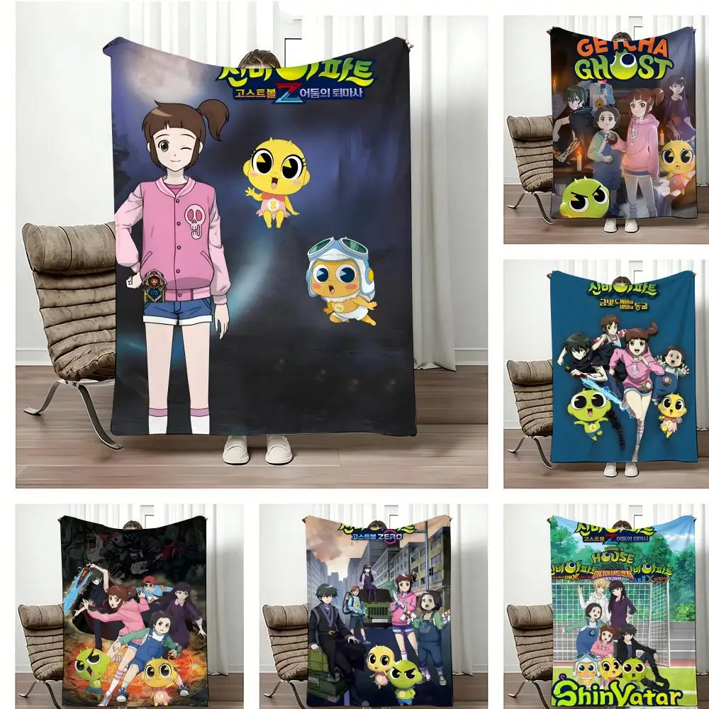 

Hit Anime S-Shinbi H-House Throw Lightweight 240g Flannel Blanket Soft Skin-friendly for Summer Cooling