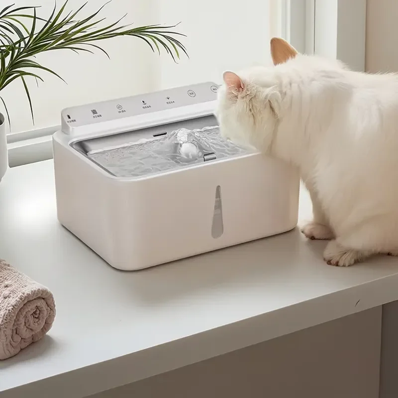 Automatic environmentally friendly 5L ABS modern pet water dispenser, smart wireless water dispenser, bathroom