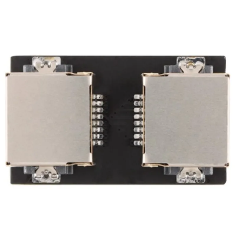 Разъем-удлинитель сетевого кабеля адаптера RJ45, модуль гигабитного кабеля-адаптера с кристаллической головкой, док-станция