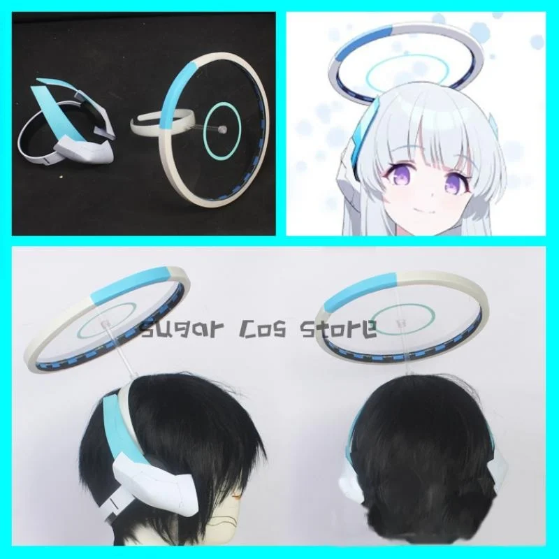 

Game Blue Archive Ushio Noa Cosplay Prop Headwear Halo Earphone Cosplay Costume For Halloween Carnival Party Christmas Role Play