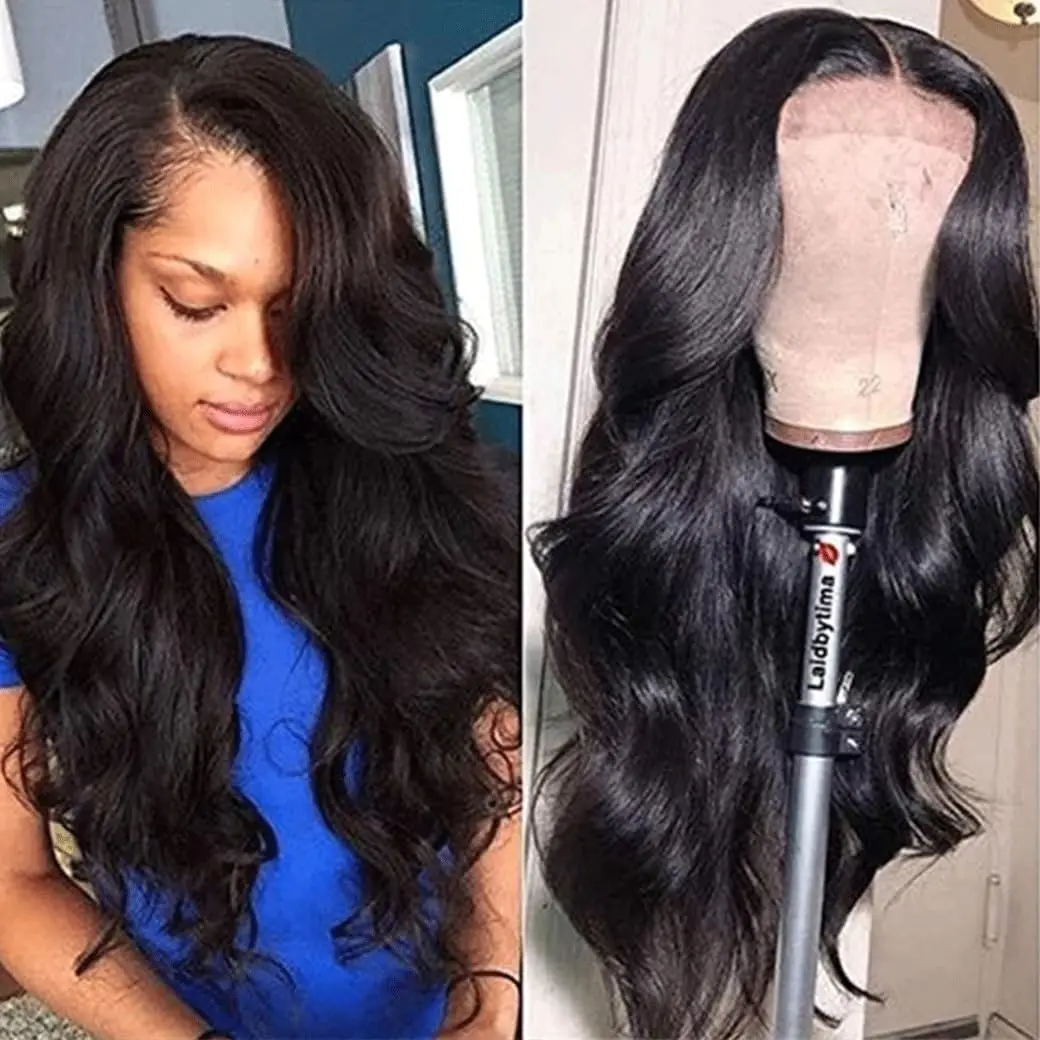 

40 Inch Body Wave 13x4 13x6 Lace Front Wig Full Lace Wig Human Hair Transparent Pre Plucked Lace Frontal Wigs For Brazilian Wome