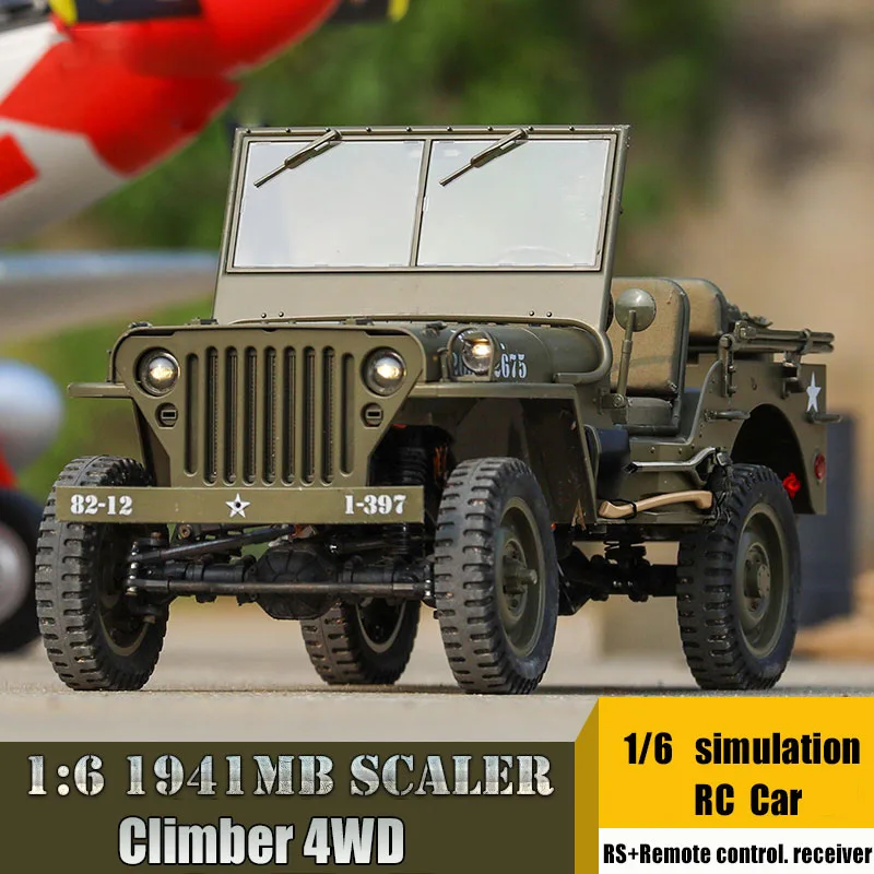 Fms1:6 Climber 4WD Brushed Fmroc010 Willis 1941MB SCALER Extra Large RC Remote Control Off road Climbing Vehicle Model