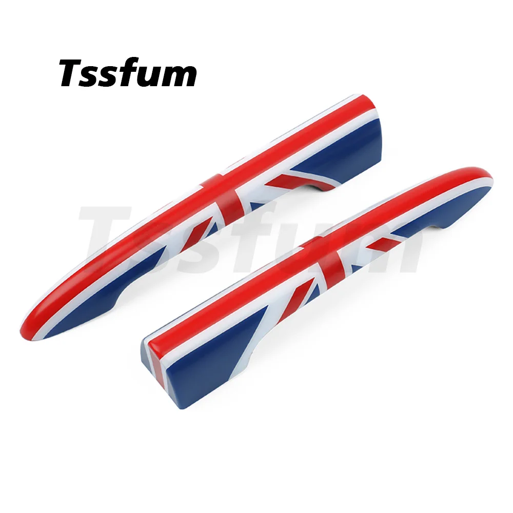 Union Jack Sticker Rear Trunk Door Handle Covers Decoration Stickers Cover for MINI Cooper S JCW R55 Clubman F54 Car Accessories