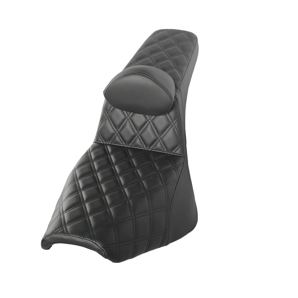 

Motorcycle Step up Seat with Small Backrest for Softail Low Rider Low Rider S ST Sport Glide 2018 up