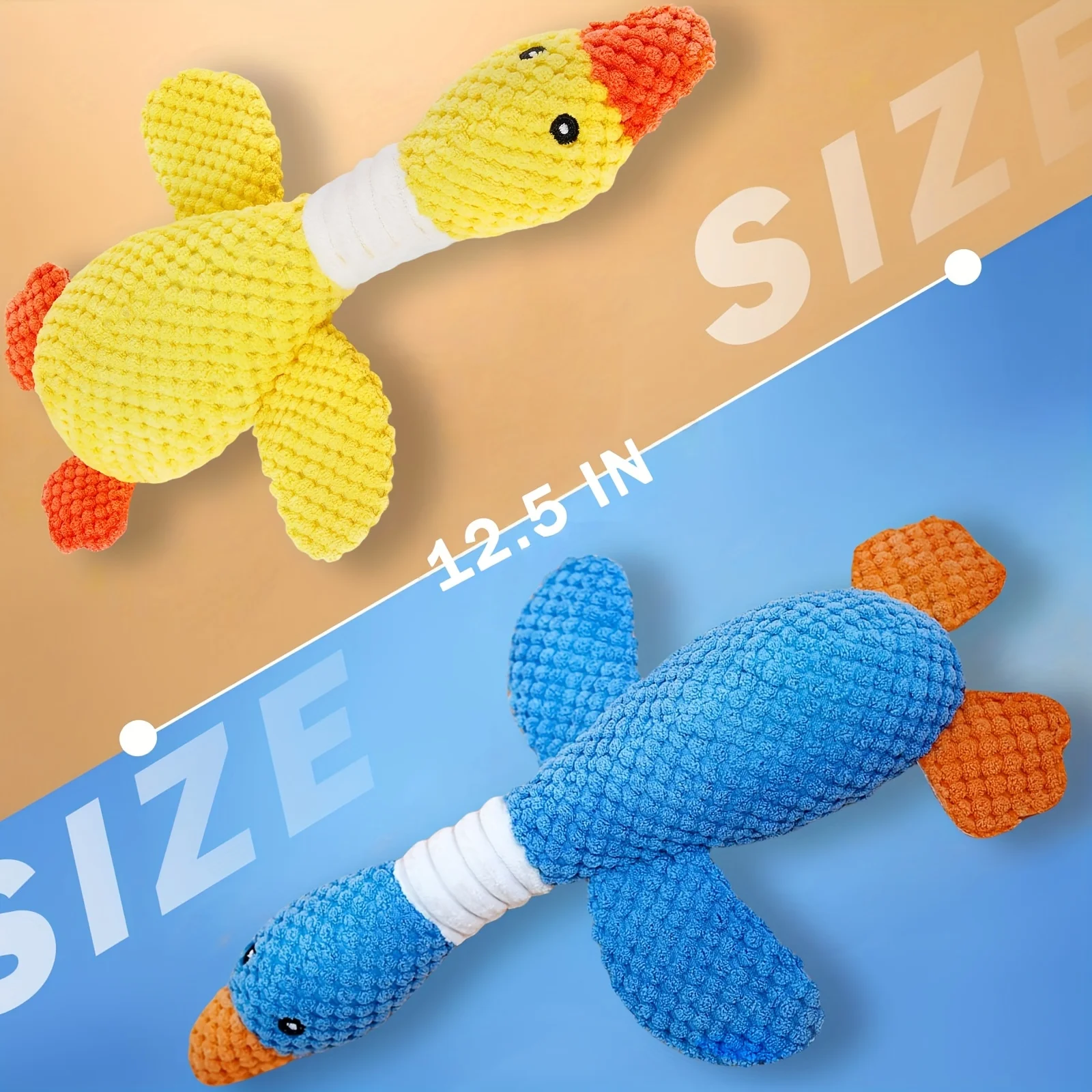 

2pcs/1pc Indestructible Squeaky Dog Toys for Aggressive Chewers - Durable Plush Chew-Resistant Puppy Toys for Small, Medium & Large Dogs - Interactive Dog Chew Toys to Keep Pets Busy, Interactive Dog Toy, Pet Enrichment, Playful Pet Accessory