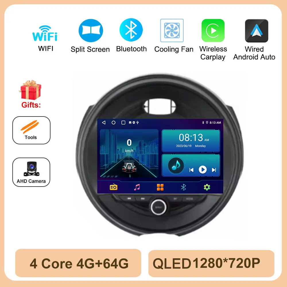 Android 16 Autoradio Stereo Voor BMW MINI Cooper F54 F55 F56 F60 2015-2019 Carplay Auto Radio Multimedia speler 4G WIFI