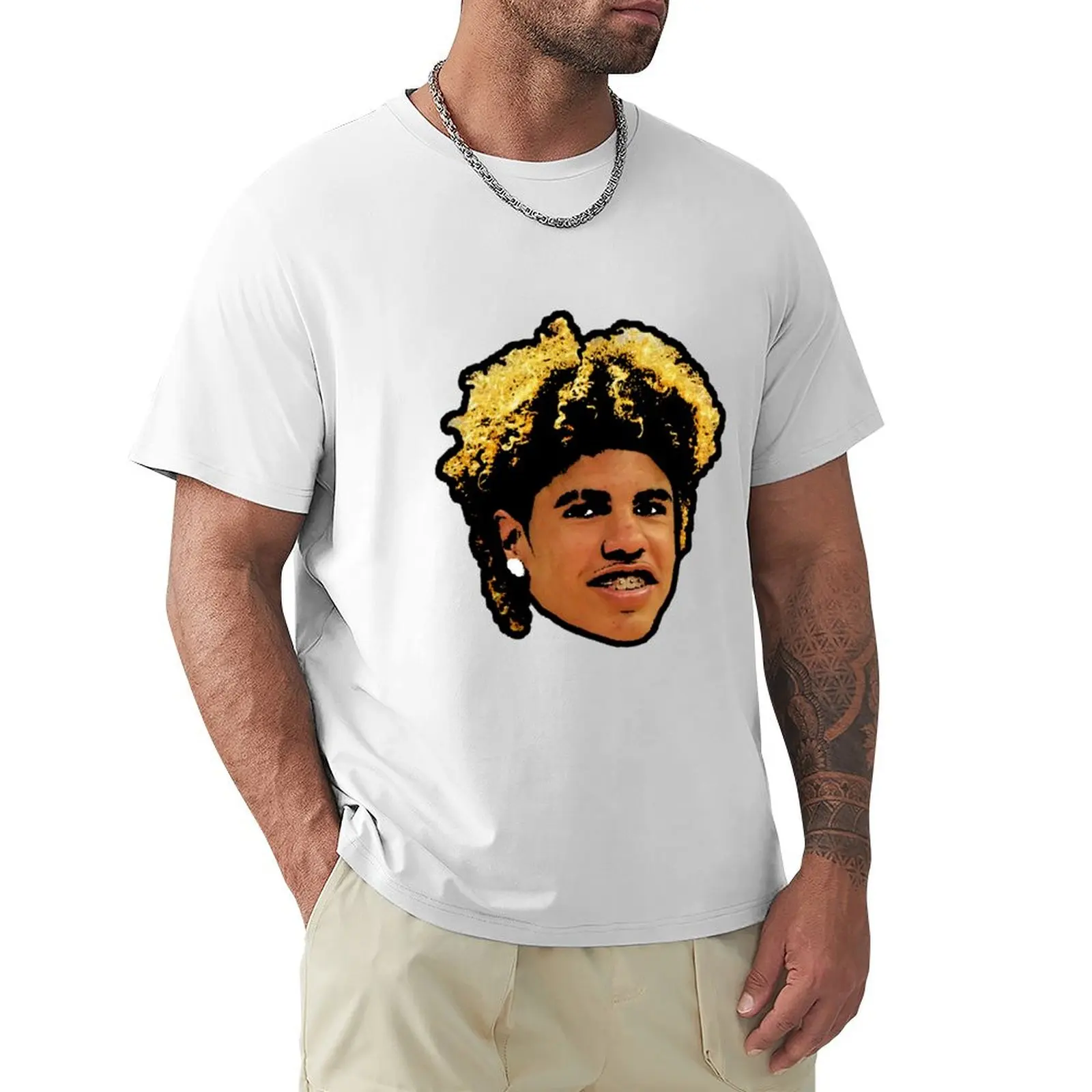 LaMelo Ball face art T-Shirt korean fashion anime clothes customizeds kawaii clothes mens graphic t-shirts pack