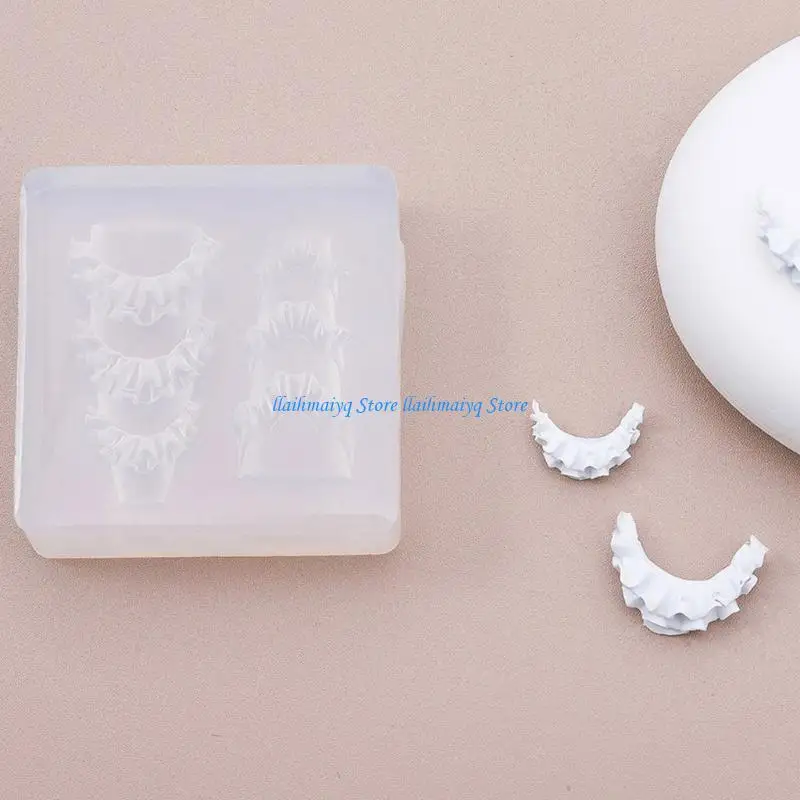573B Multipurpose Art Silicone Mould for 3D Designs Butterfly Flower Moon Patterns Portable for Acrylic Craft Supplies