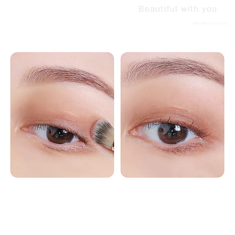 신제품 더블 엔드 메이크업 아이섀도우 브러쉬 코 실루엣 브러쉬 블러셔 컨투어 섀도우 소프트 브러쉬 메이크업 뷰티 도구