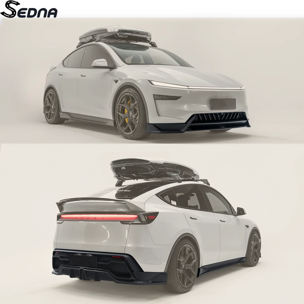 

For 2025 Tesla Model Y Juniper Front Bumper Splitter Lip Rear Bumper Lip Car Accessories Tuning Body Kits Auto Exterior Parts