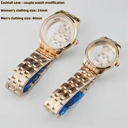 NH35 case cocktail women's 33mm case mechanical watch modification NH34 NH36 7S26 mobile modification watch accessories