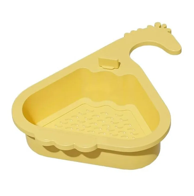 Sink Strainer Plastic Triangular Design for Efficient Food Capture and Enhanced Kitchen Functionality in Corners
