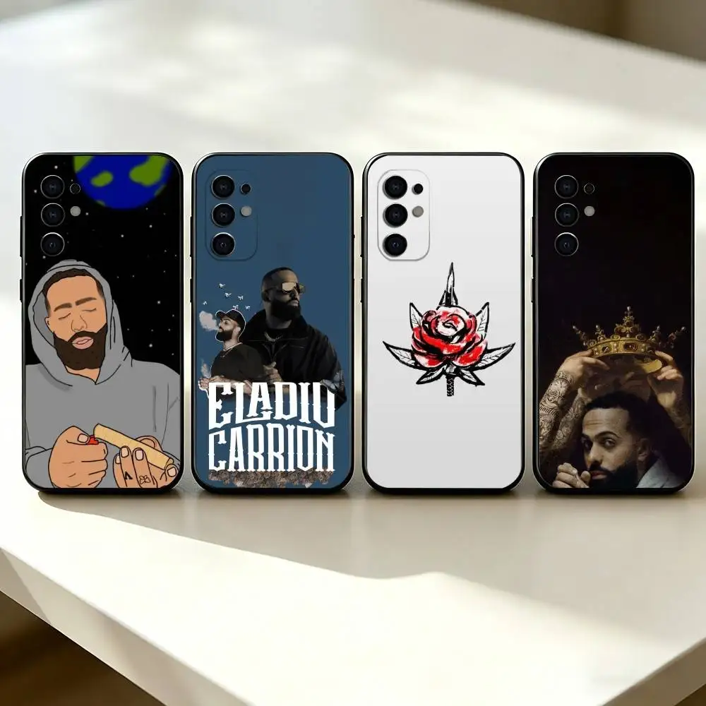 Rapper E-Eladio Carrion M-Monarca Phone Case For Samsung S25,S24,S21,S22,S23,S30,Ultra,S20,Plus,Fe,Soft Silicone Black Cover