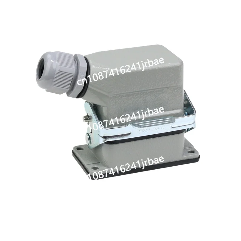 

Rectangular heavy duty connector 4 6 10 16 24 32 pins 48F/M industrial plug socket