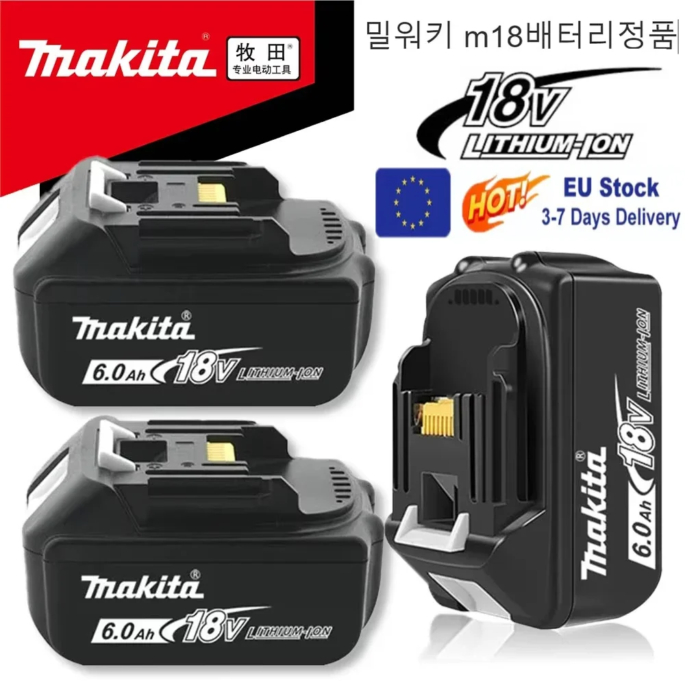 Batterie d'origine 6Ah Makita neuve 18V pour outil MAKITA BL1830B BL1850B BL1850 BL1840 BL1860 BL1815 DTW700