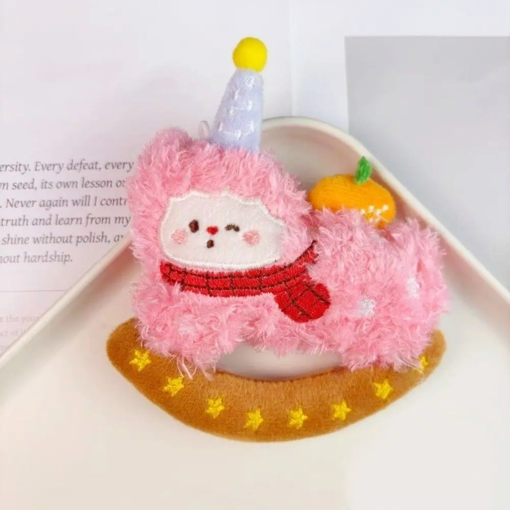 Funny Soft Plush Sheep Keychain Portable Cute Fluffy Animal Keyring Kawaii Mascot Dolls Cartoon Sheep Doll Chinese New Year Gift