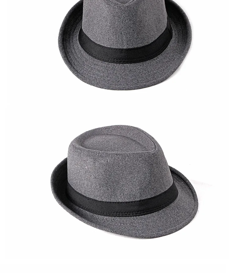 Neue männer Hüte Fedoras Top Jazz Hut Eimer Bowler Hüte Chapeau Hüte Fedora Hut Frauen Schwarz Hut Hochzeit Hut caps – Detail 10