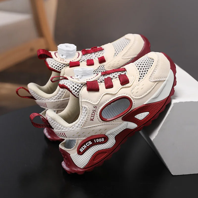 

Children Sport Sneakers Lightweight Flexible Sole Wear Resistant Build Comfortable Fit for PE Class and Playground Activities