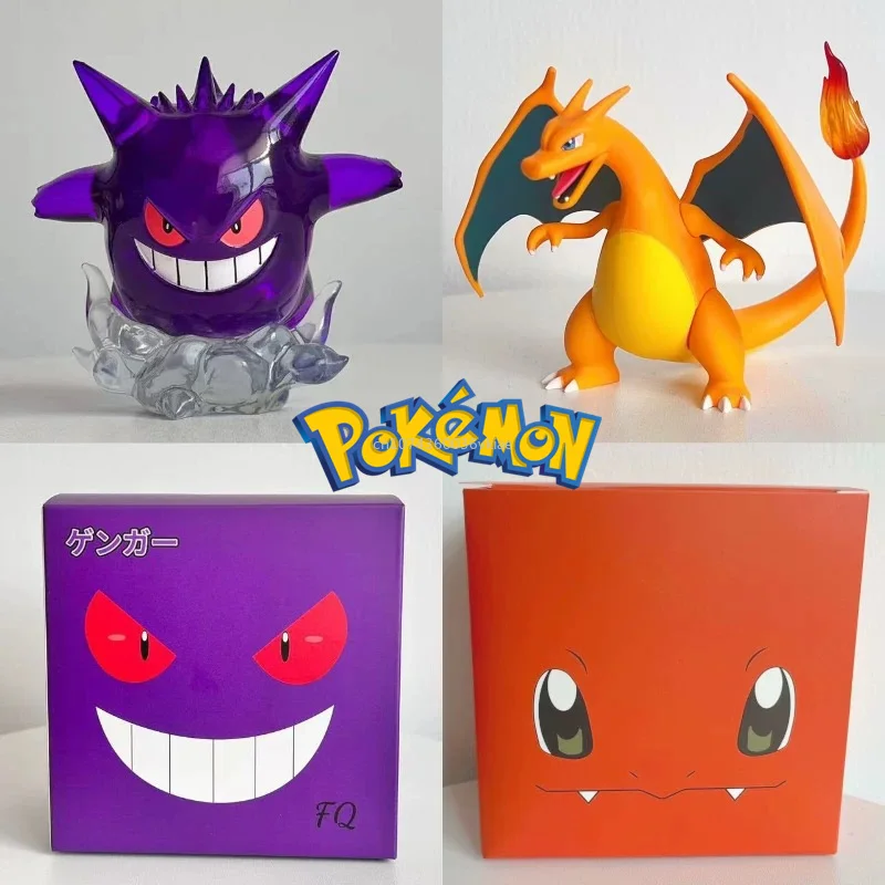 

Anime Pokemon Gengar Pikachu Anime Figure Table Decorations Pvc Action Figures GK Statue Collection Model Toy for Children Gifts