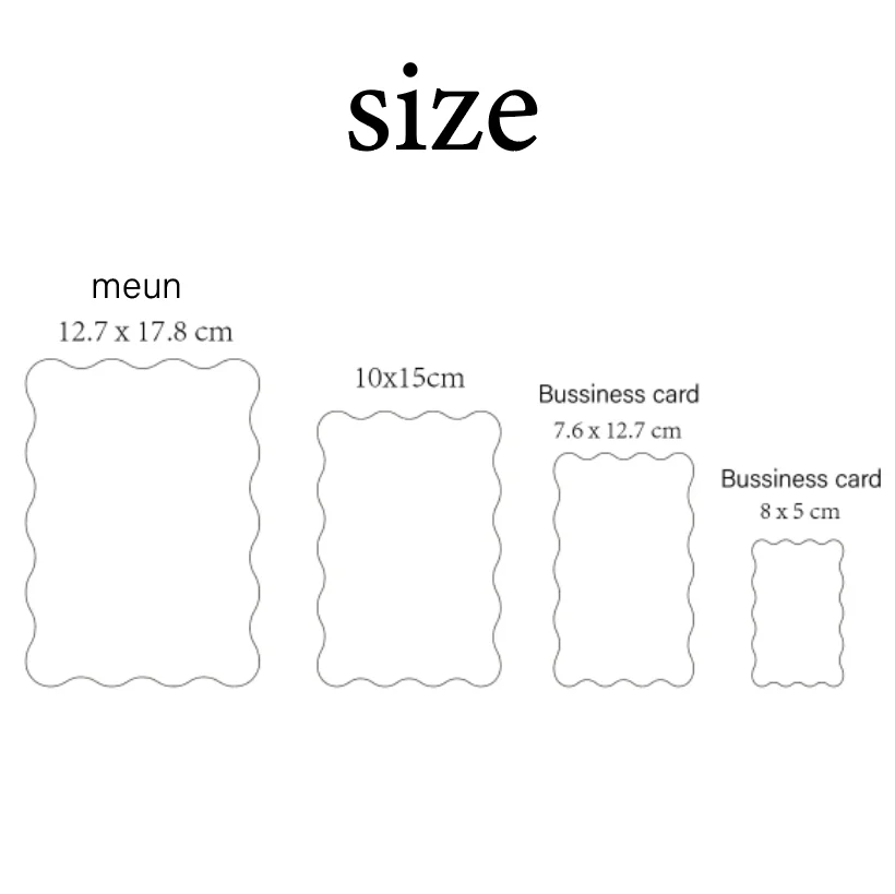 Custom Wave Shape Wedding Invitation Card Elegant Menu Baptism Christening Party Gift Packaging Decoration Business Design Print