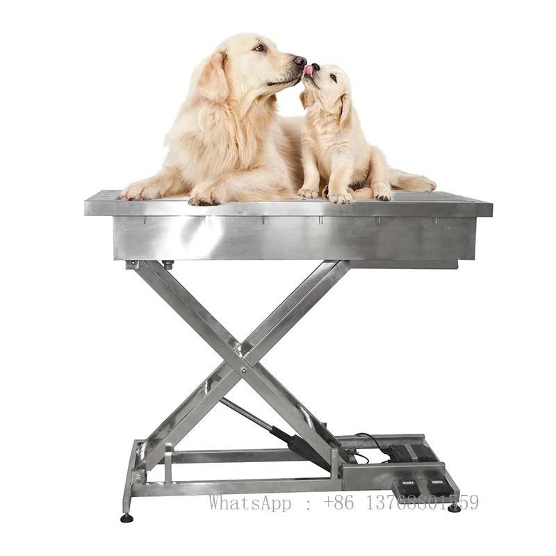 HF-852 Professional Large Stainless Steel Pet Veterinary Surgical Operation Table Consult Table