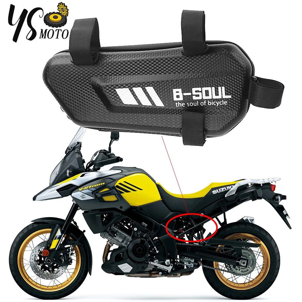 Vstrom Motorcycle Waterproof Triangle Side Bag For SUZUKI VSTROM DL250 DL650 V-Strom DL1000 DL 650 1000 1050 XT Accessories