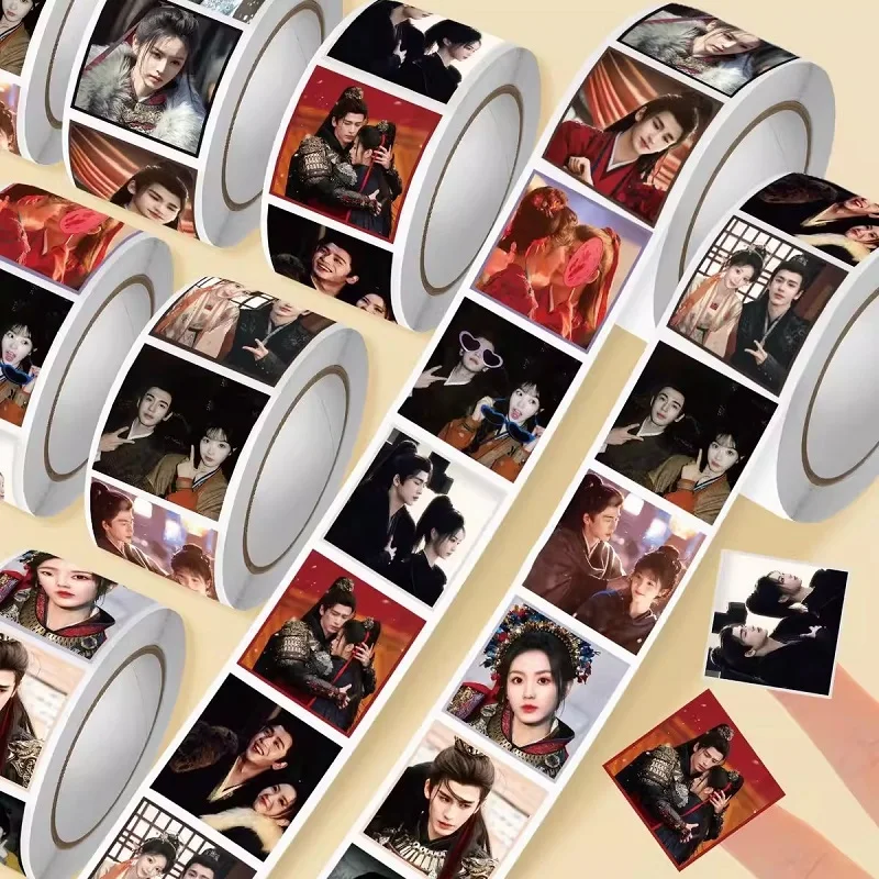 500Pcs/Set Chinese Drama Zhu Yu Roll Stickers Set - Fan Changyu Xie Zheng CP Character Stickers Waterproof Vinyl Decals