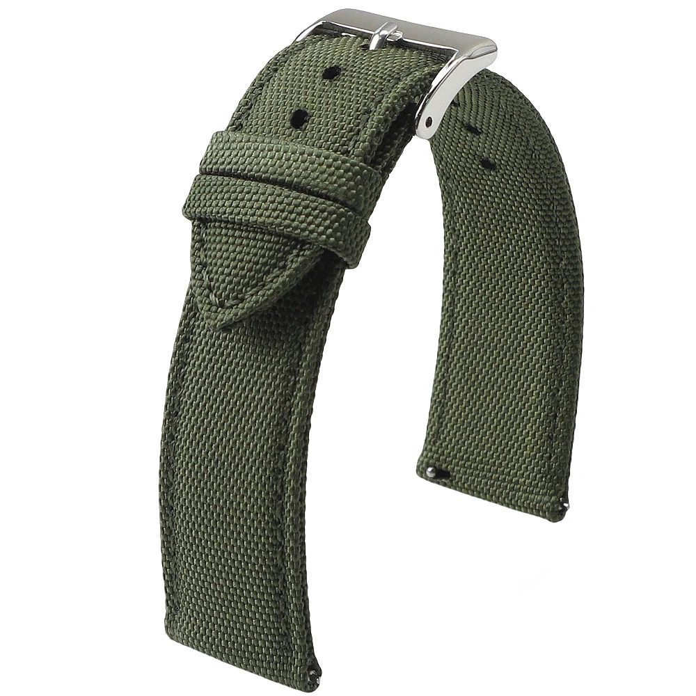 BANDSMAN 18mm 19mm 20mm 21mm 22mm 24mm Wasserdicht Segeltuch Uhrenarmband Zweiseitiges Nylon Armband Schnellverschluss Band Sport Gürtel Für Männer 6