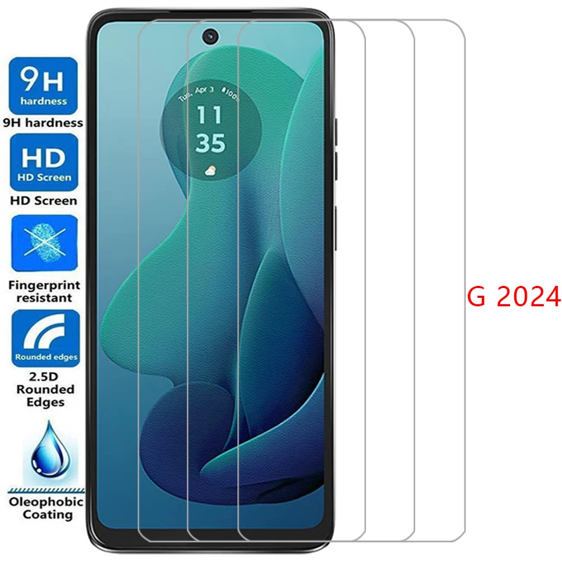 screen protector for motorola moto g 2024 protective tempered glass on motorolag motog g2024 5g phone film glas mot mto motorol