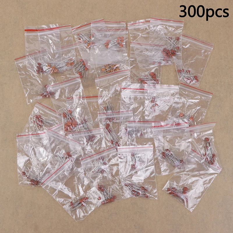 300/960pcs Ceramic Capacitor Kit 2PF-0.1UF Capacitance Assorted Set Ceramic Capacitor Pack DIY Sample Pack/box
