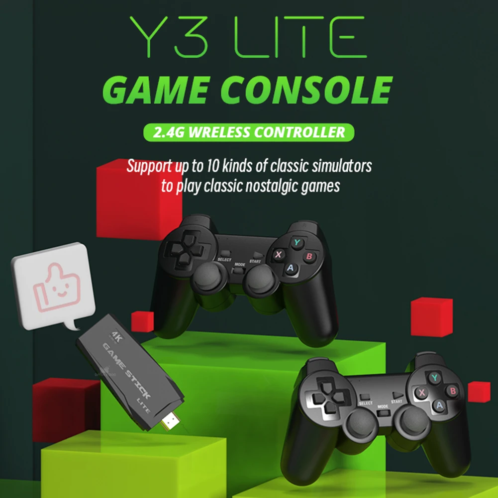 32G Super Console HDMI-متوافق مع ألعاب الفيديو المحمولة عصا التوصيل والتشغيل المجهزة بـ S1/atari/name/sfc/fc/gba/gb/gbc Game #2