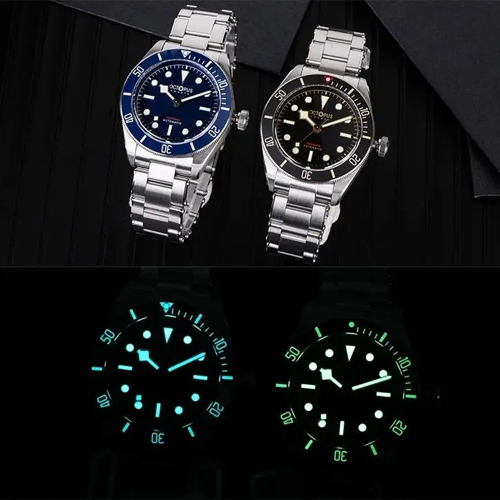 2024 New Octopus Kraken 39mm BB58 Men Automatic Mechanical Watch For Men 39mm Vintage SW200 Sapphire Crystal 20Bar Diver Watches