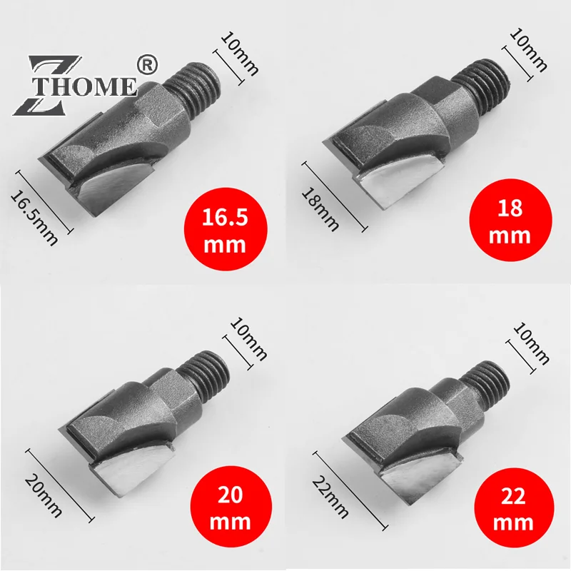 

10 мм хвостовик деревянный дверной замок долбежный резак 16,5-22 мм вольфрамовая сталь деревообрабатывающие фрезы инструменты винтовая резьба