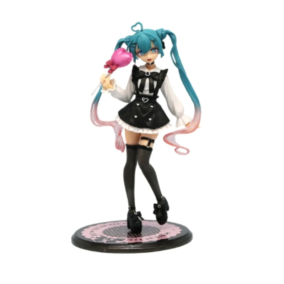 18cm Sexy Girl Hatsune Miku Anime-Figur Mode-Subkultur Miku Actionfigur Raumdekoration PVC Sammlermodell Puppe Spielzeug – Detail 7
