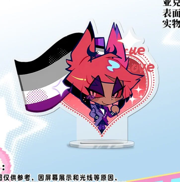 Anime figure Charlie Alastor Angel Lucifer Adam cosplay Acrylic Stand Model Plate Desk Decor Standing Sign Desktop Xmas gift - view 2