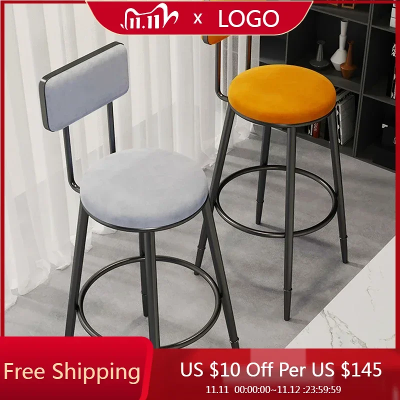 Modern Designer Bar Stools Throne Makeup Luxury Bedroom Minimalist Ergonomic Barstools Balcony Bancos De Bar Trendy Furniture