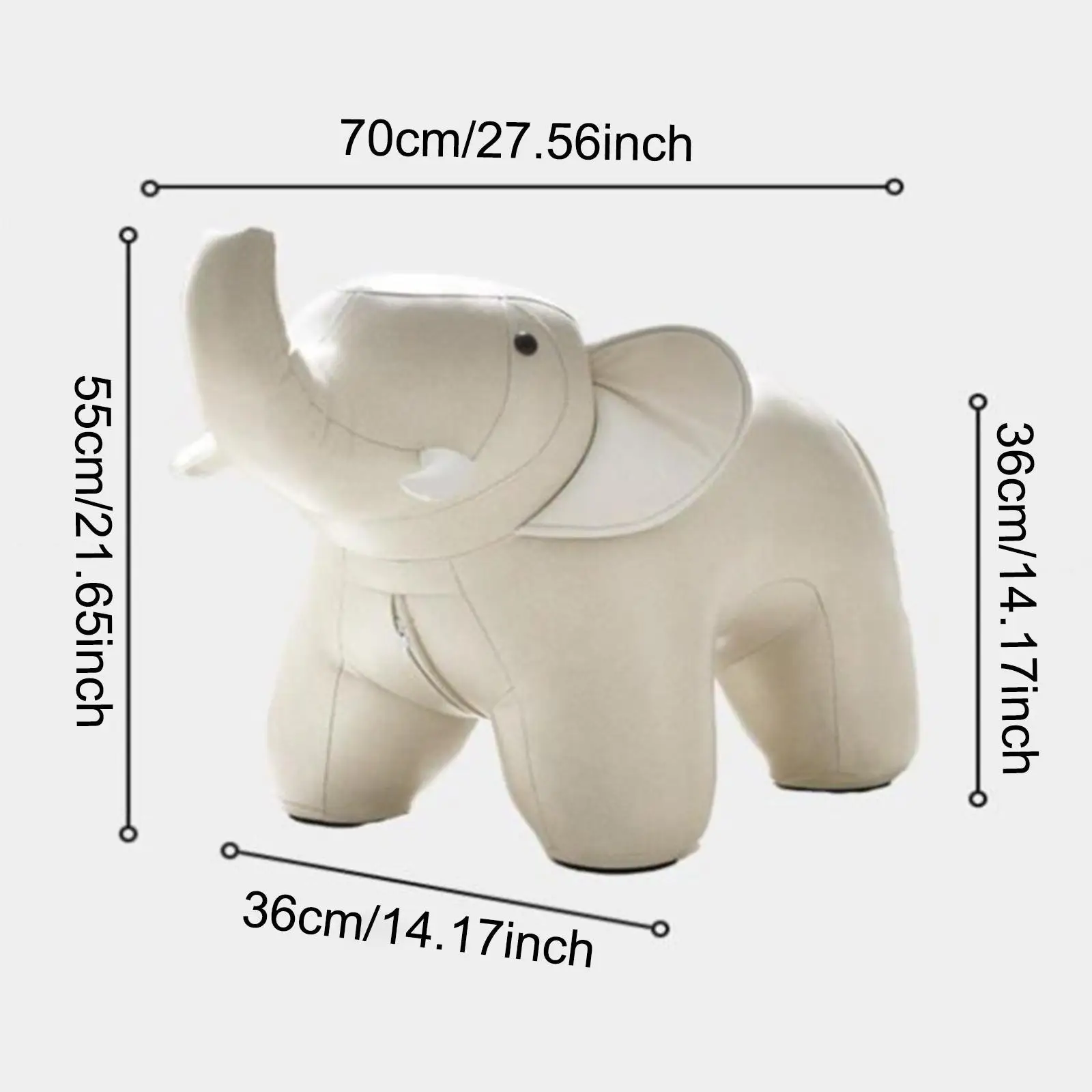 الحيوان مسند القدمين الفيل العثماني القدم الراحة خطوة البراز كرسي للديكور غرفة المعيشة الحضانة