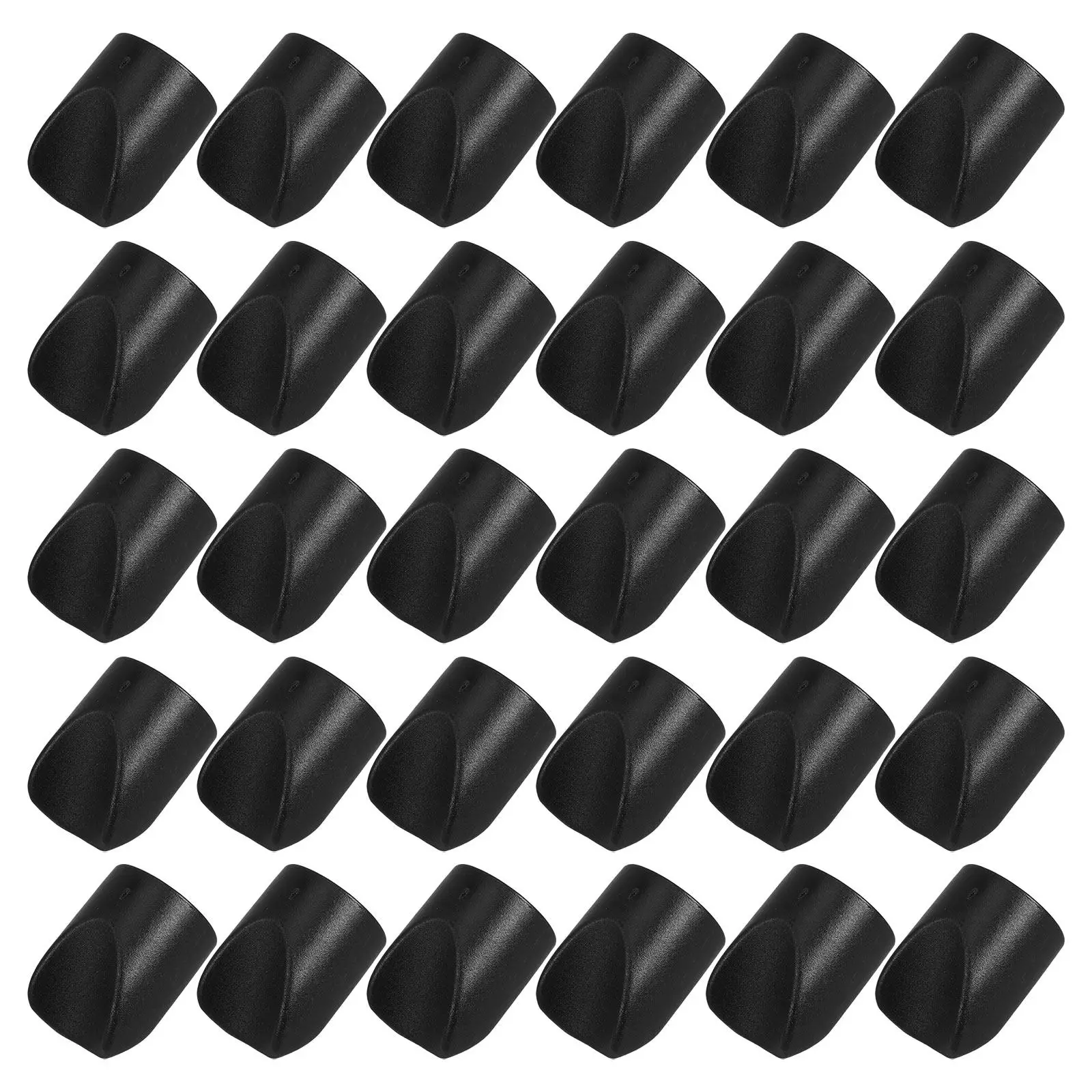 30Pcs Chair Leg Caps Nylon Folding Chair V-Tip End Caps Heavy Duty Stability Protector for Metal Padded Patio Furniture