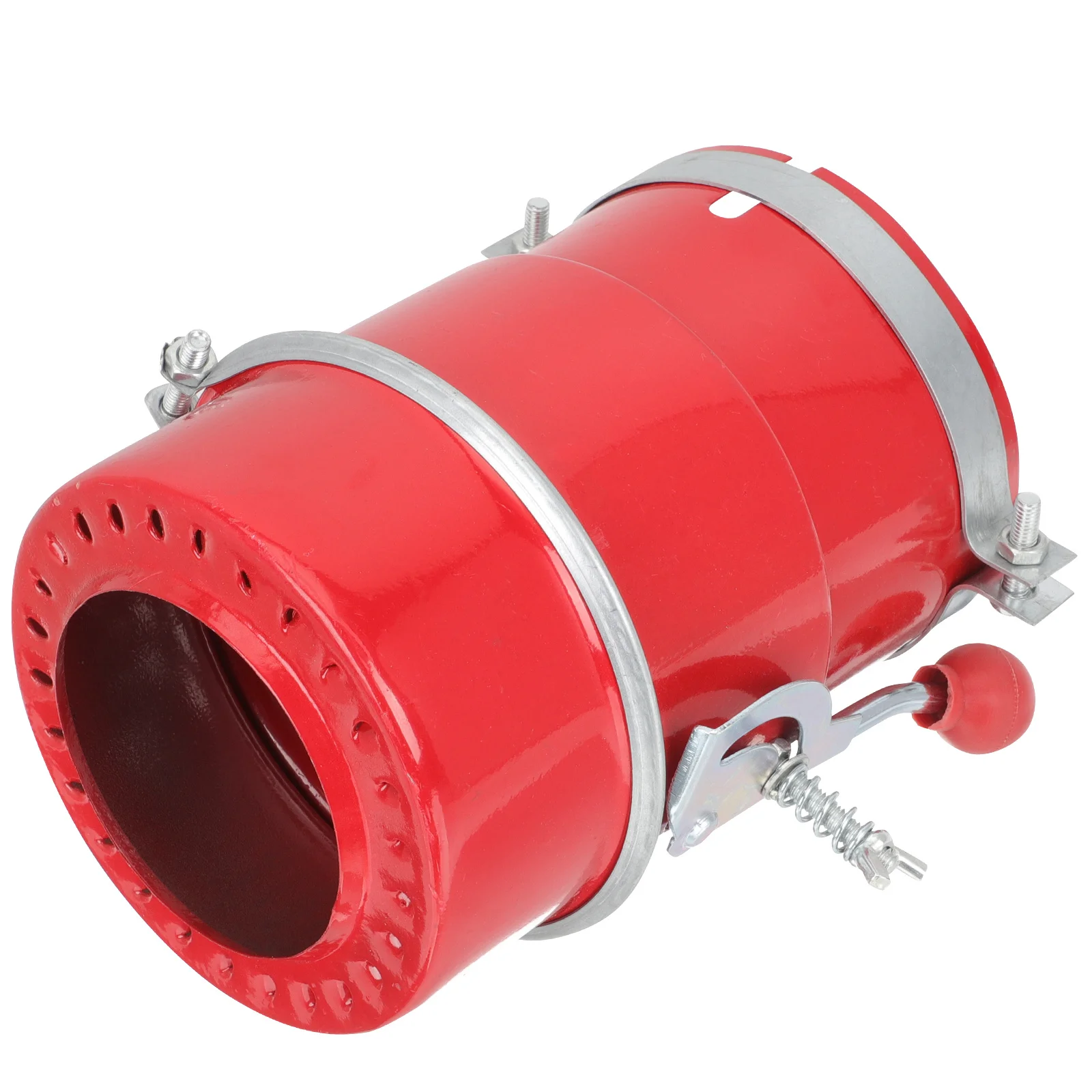 Morsetto valvola ignifugo durevole in acciaio al carbonio con scintilla di scarico 110 mm per auto camion moto Atv Dirt Bike Street Bike