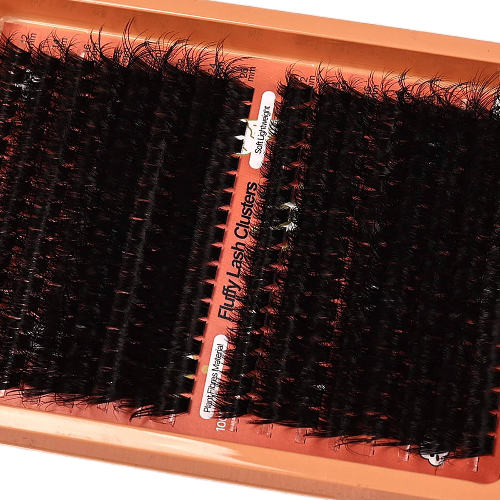 D-Curl Einzelne Cluster-Wimpern, Flauschige Wimpernbüschel für Natürliches Volumen, DIY Wimpernverlängerungen – Detail 5