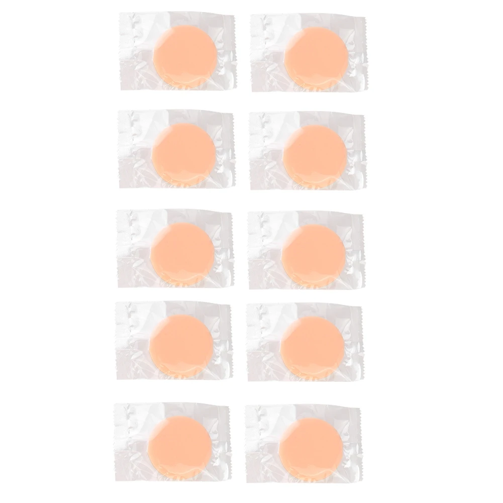 Bouffée de maquillage pour fond de teint, 10 pièces, douce et respirante, pour poudre de maquillage pour le visage, BB crème, outil cosmétique